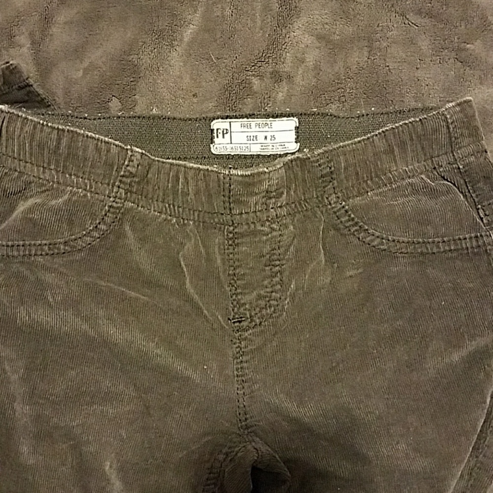 FP gray skinnies -  pull on - Picture 3 of 5